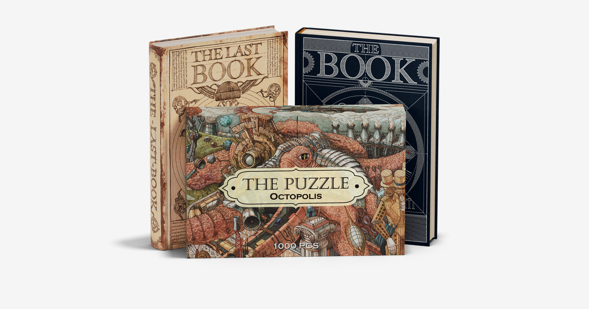 The Explorer Set. The Book, The Last Book & The Puzzle - Hungry Minds