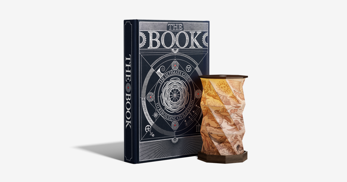 The Explorer Light Set. The Book & Twisted lamp - Hungry Minds