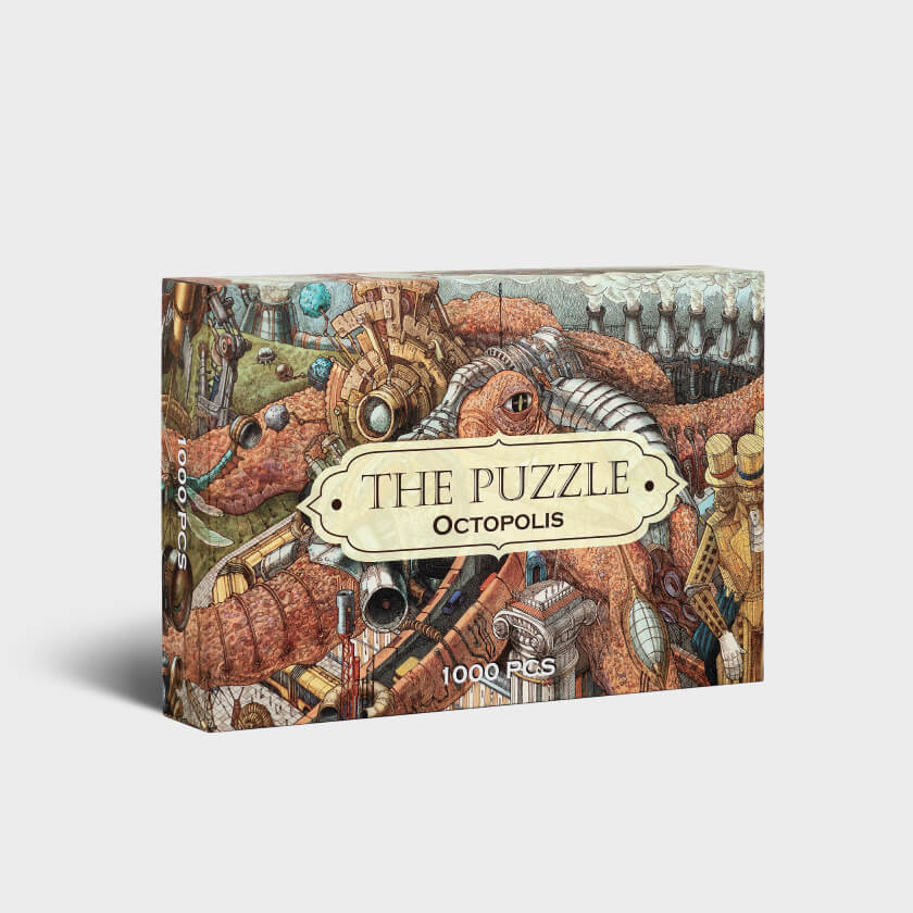 The Creator Light Set. The puzzle & Twisted lamp - Hungry Minds