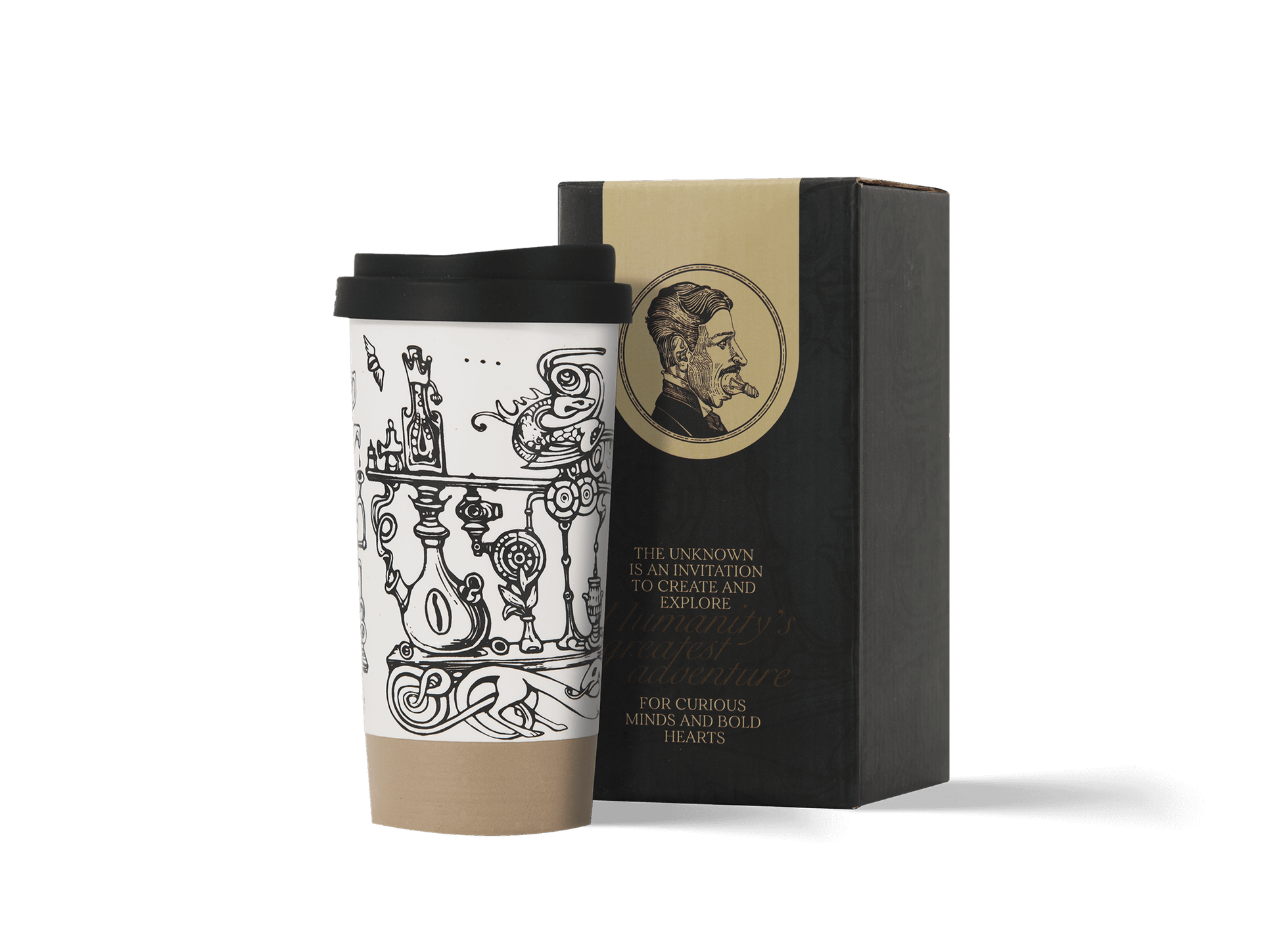 Travel Mug | The Philosopher's Brew Cup - Hungry Minds