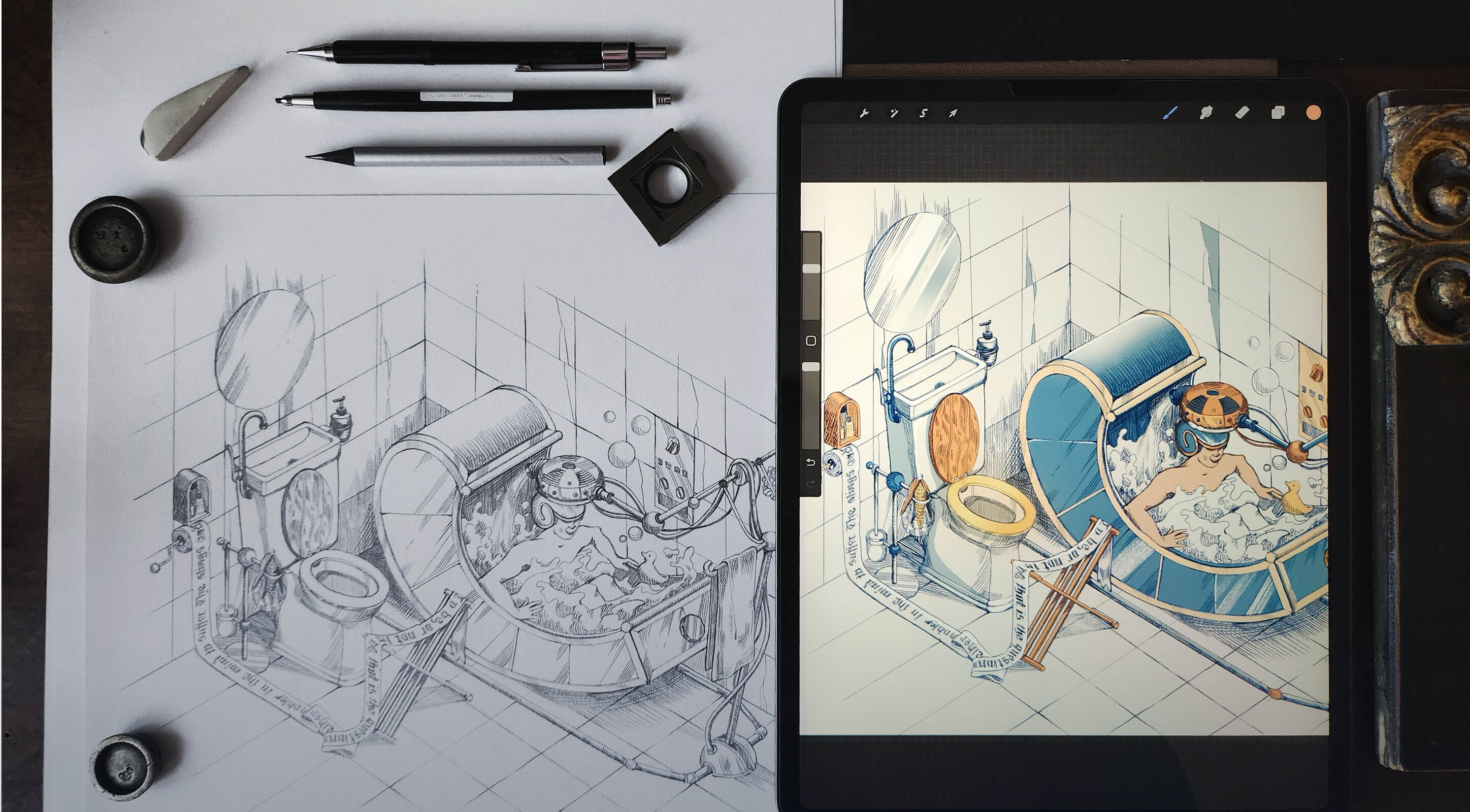 The Art Behind the Book - Hungry Minds