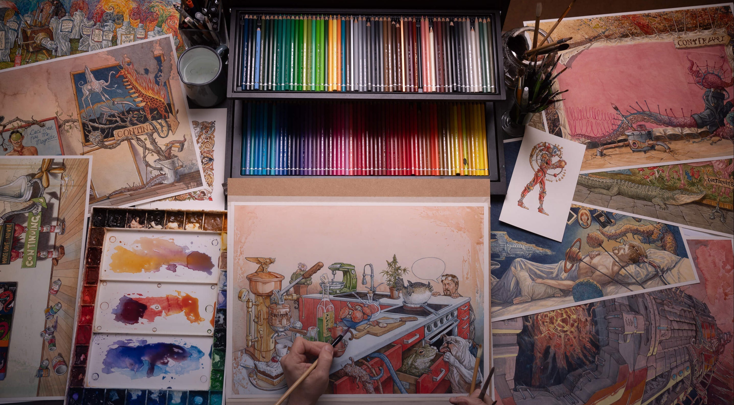 The Art Behind the Book - Hungry Minds