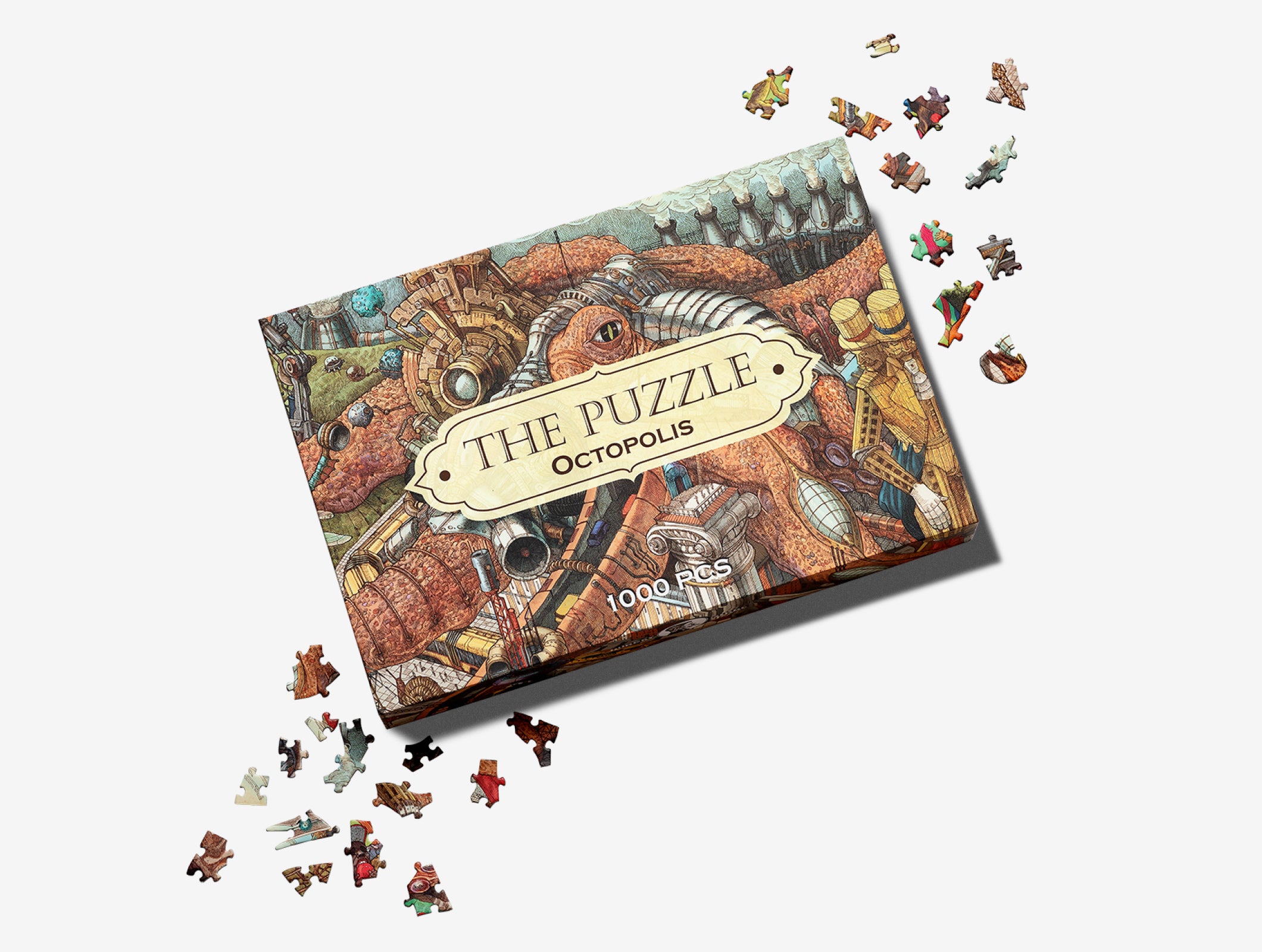 The Puzzle - Octopolis Steampunk Puzzle - Hungry Minds