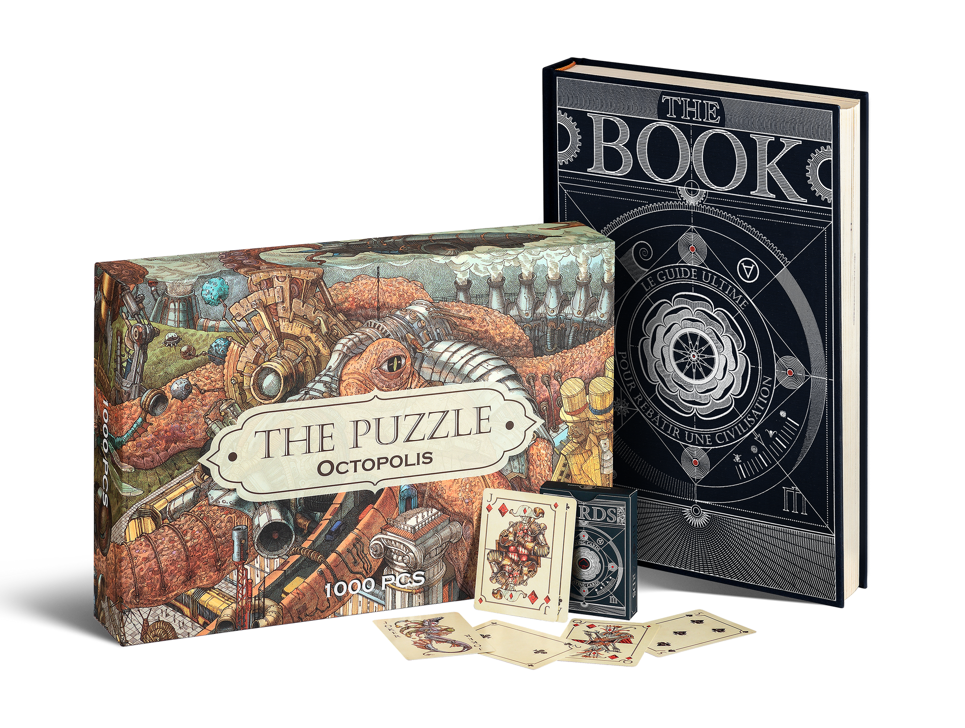 Le lot Encyclopédie : The Book, Le Puzzle et Les Cartes à jouer image #1