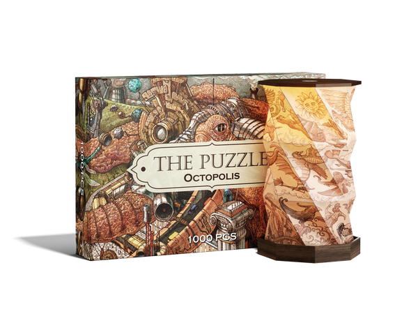 The Creator Light Set. The puzzle & Twisted lamp - Hungry Minds