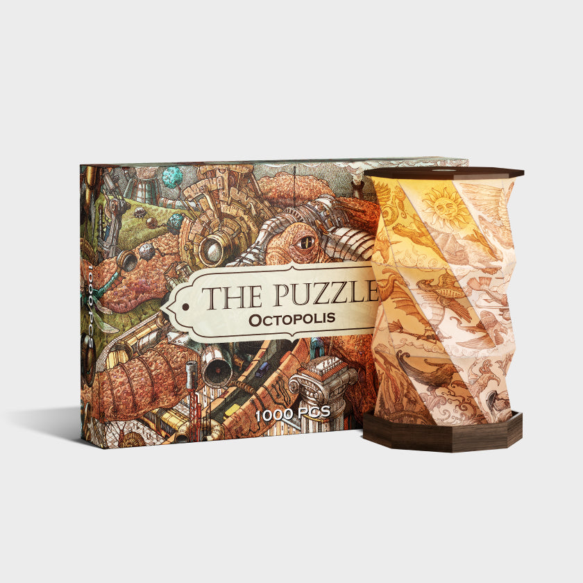 The Creator Light Set. The puzzle & Twisted lamp #1