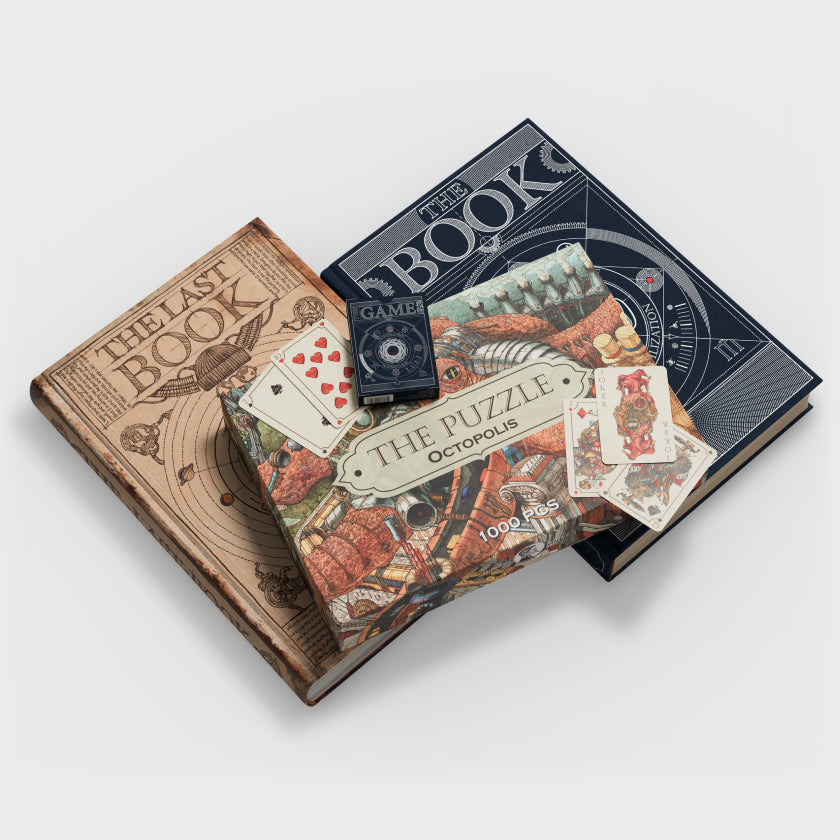 Set Mente creadora. «The Book», «The Last Book», The Puzzle y los naipes #2