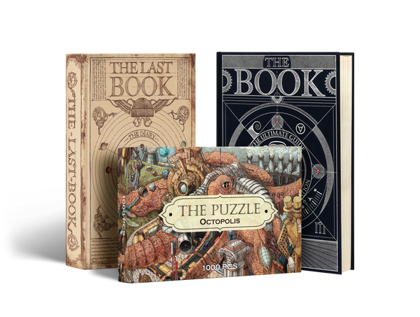 The Explorer Set. The Book, The Last Book & The Puzzle - Hungry Minds