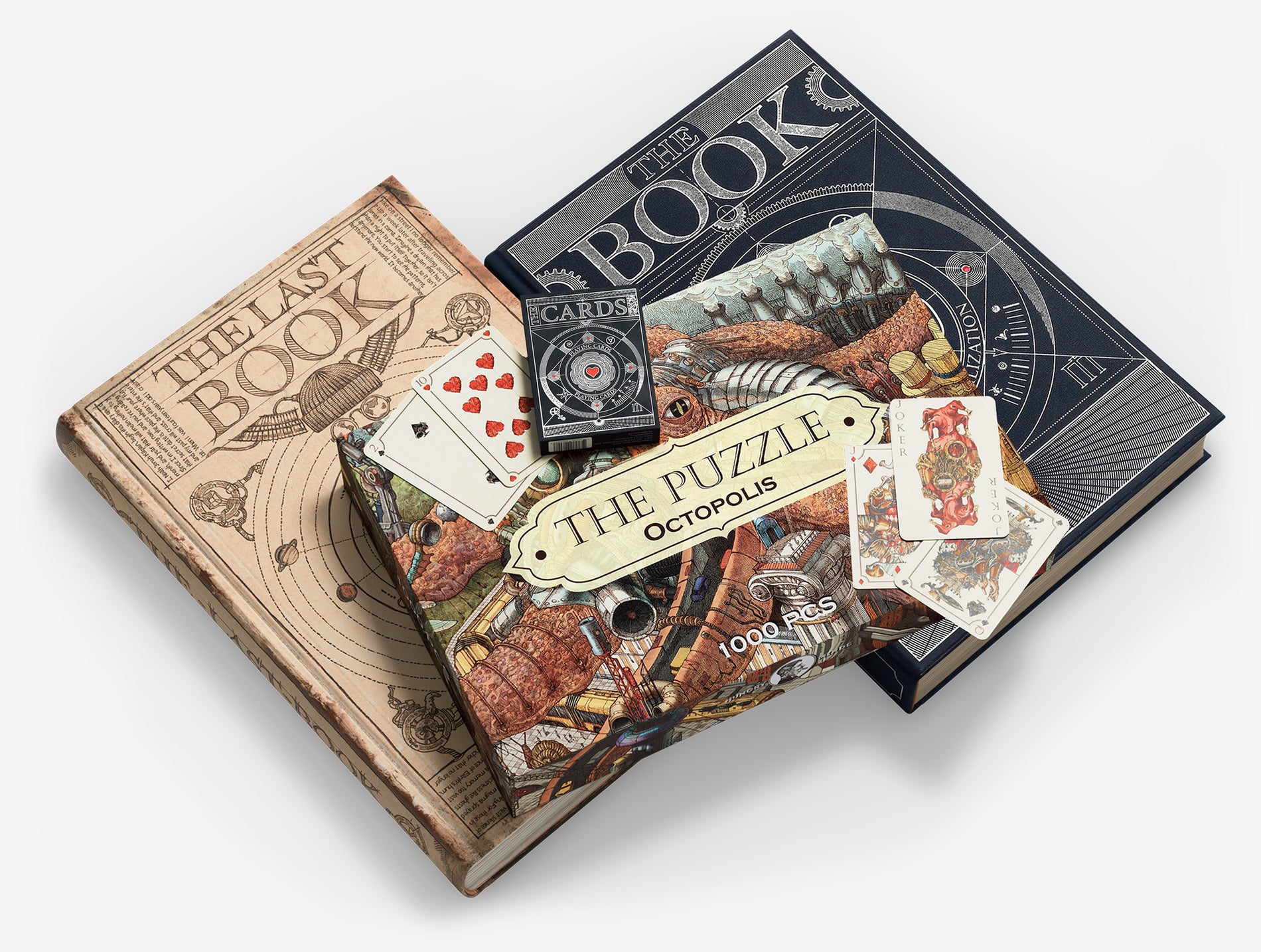 Le lot Mindcraft. The Book, The Last Book, Le Puzzle et Les Cartes à jouer image #2