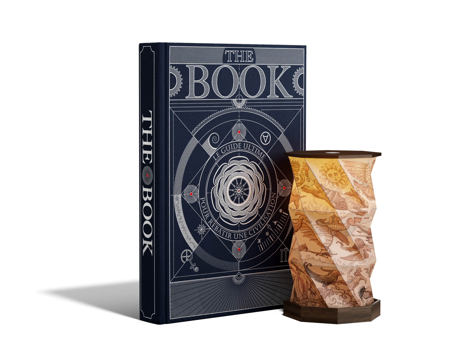 The Explorer Light Set. The Book & Twisted lamp - Hungry Minds
