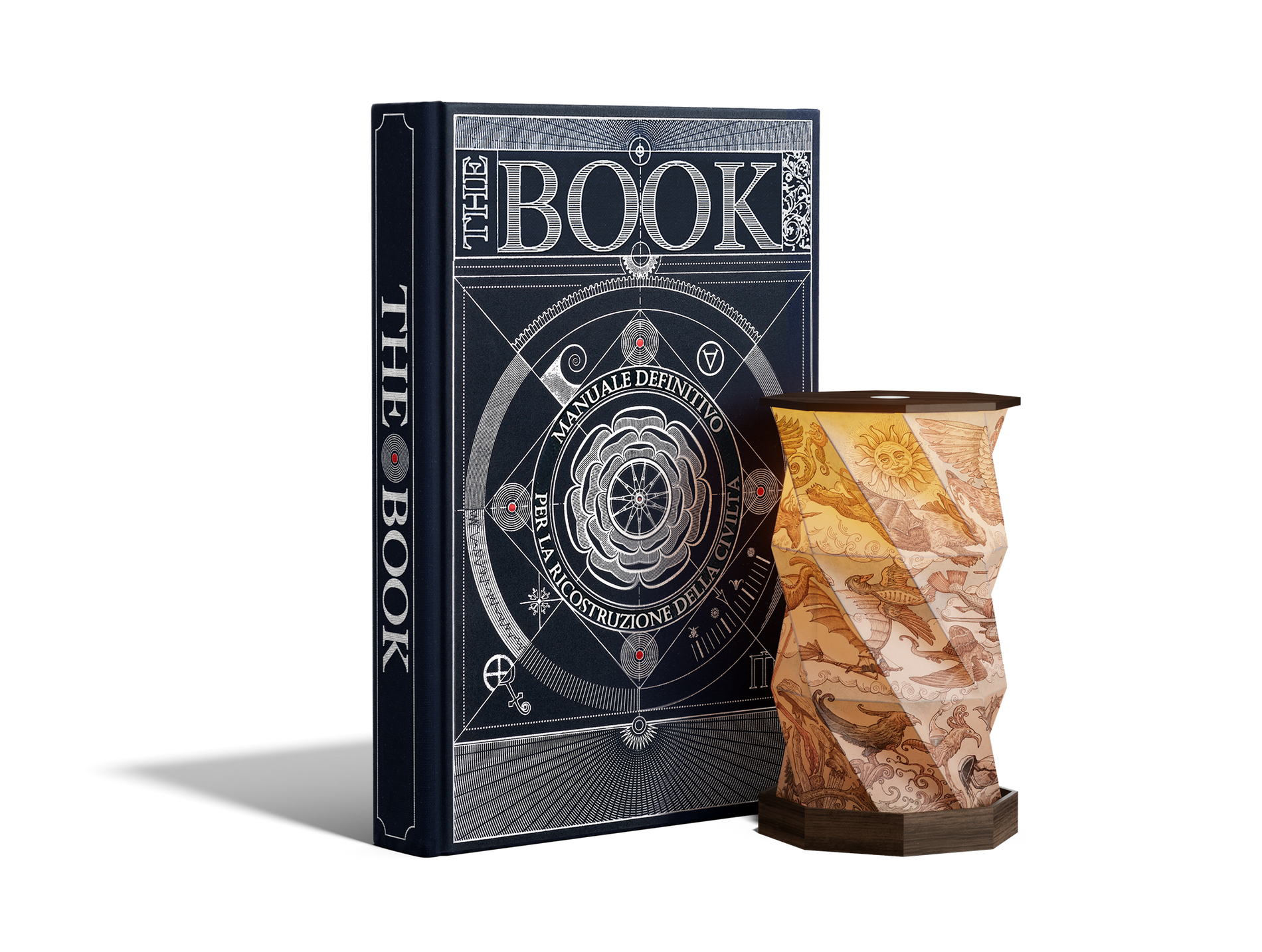 The Explorer Light Set. The Book & Twisted lamp image #1
